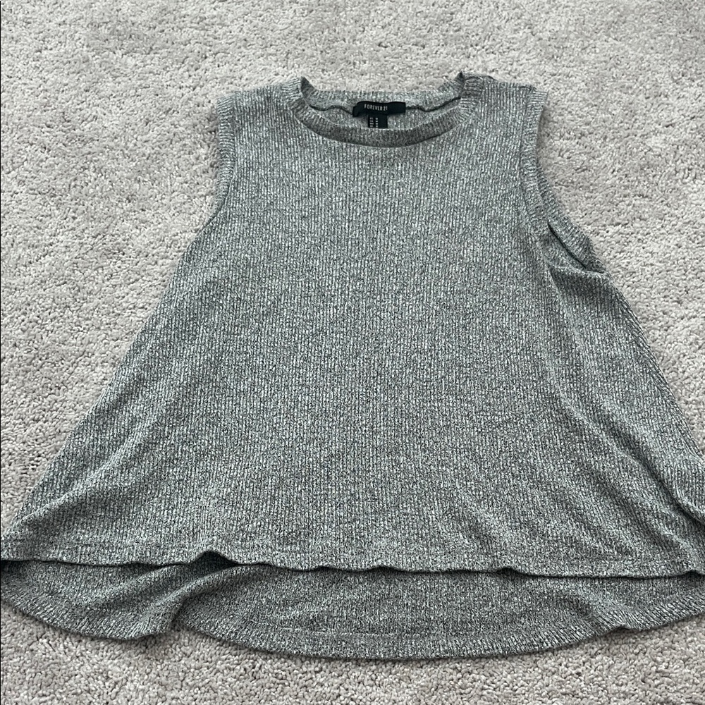Forever 21 Heather Gray Muscle Tee